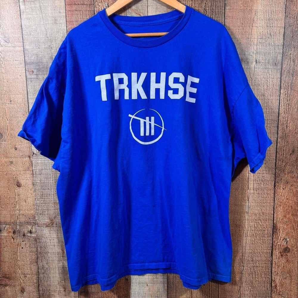 NASCAR Ross Chastain Trackhouse Racing TRKHSE Blue Graphic T-Shirt 3XL Mens